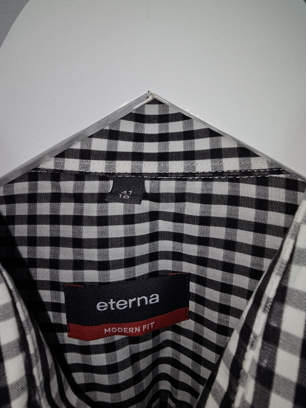 EK6832 Herren Hemd von eterna, Schwarz, Gr.41/161