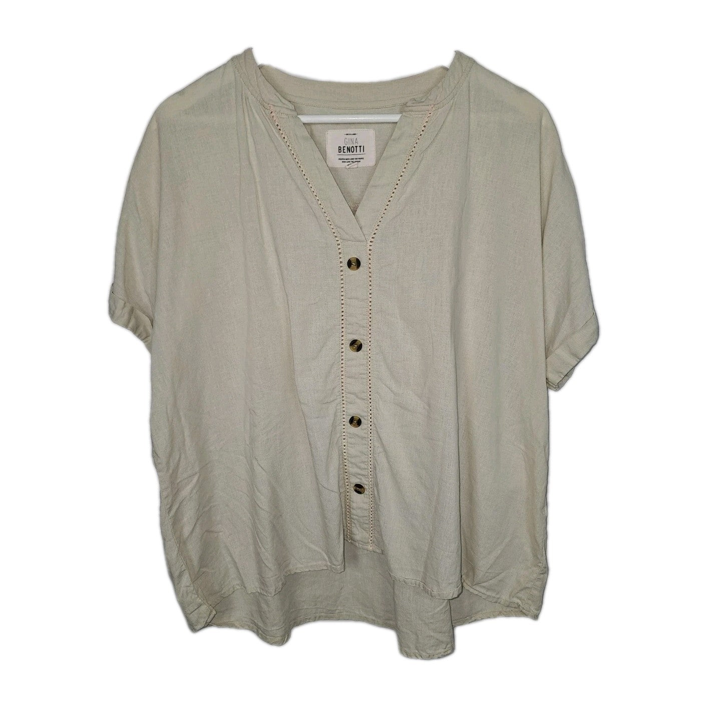 EK9846Damen Bluse von Gina Benotti, beige, Gr.L (44/46)0