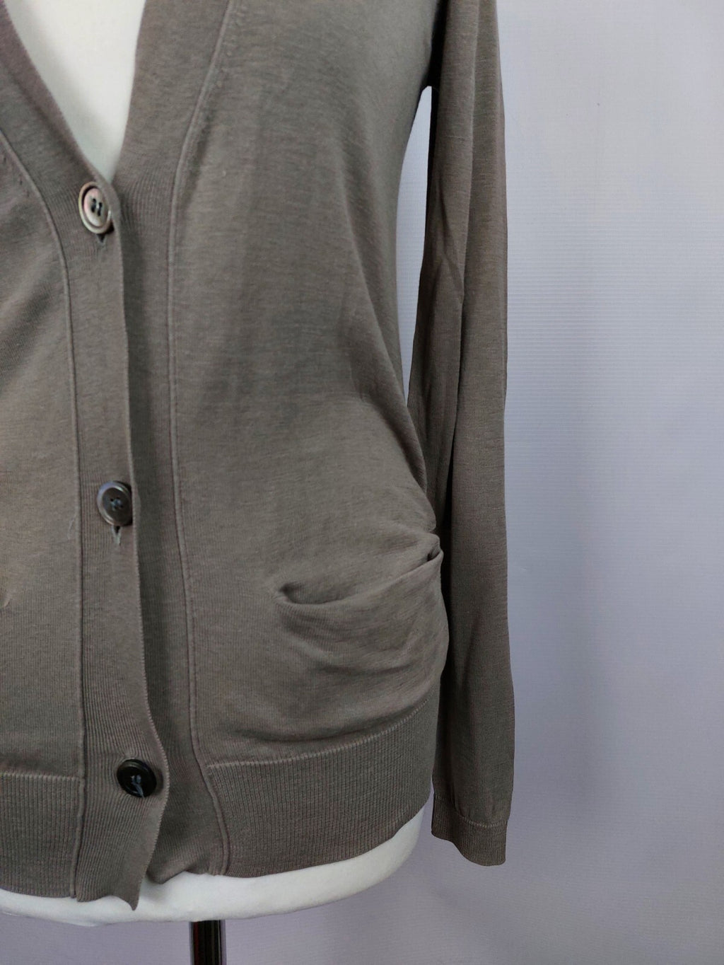 EK0444 Damen Strickjacke von "Comptoir des cotonniers", braun, Gr.S3