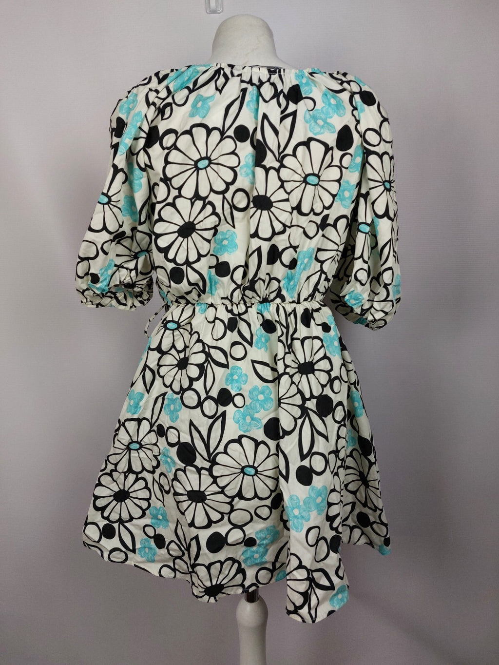 EK5111 Buntes Wickelkleid von ZARA für Damen, Gr. M6