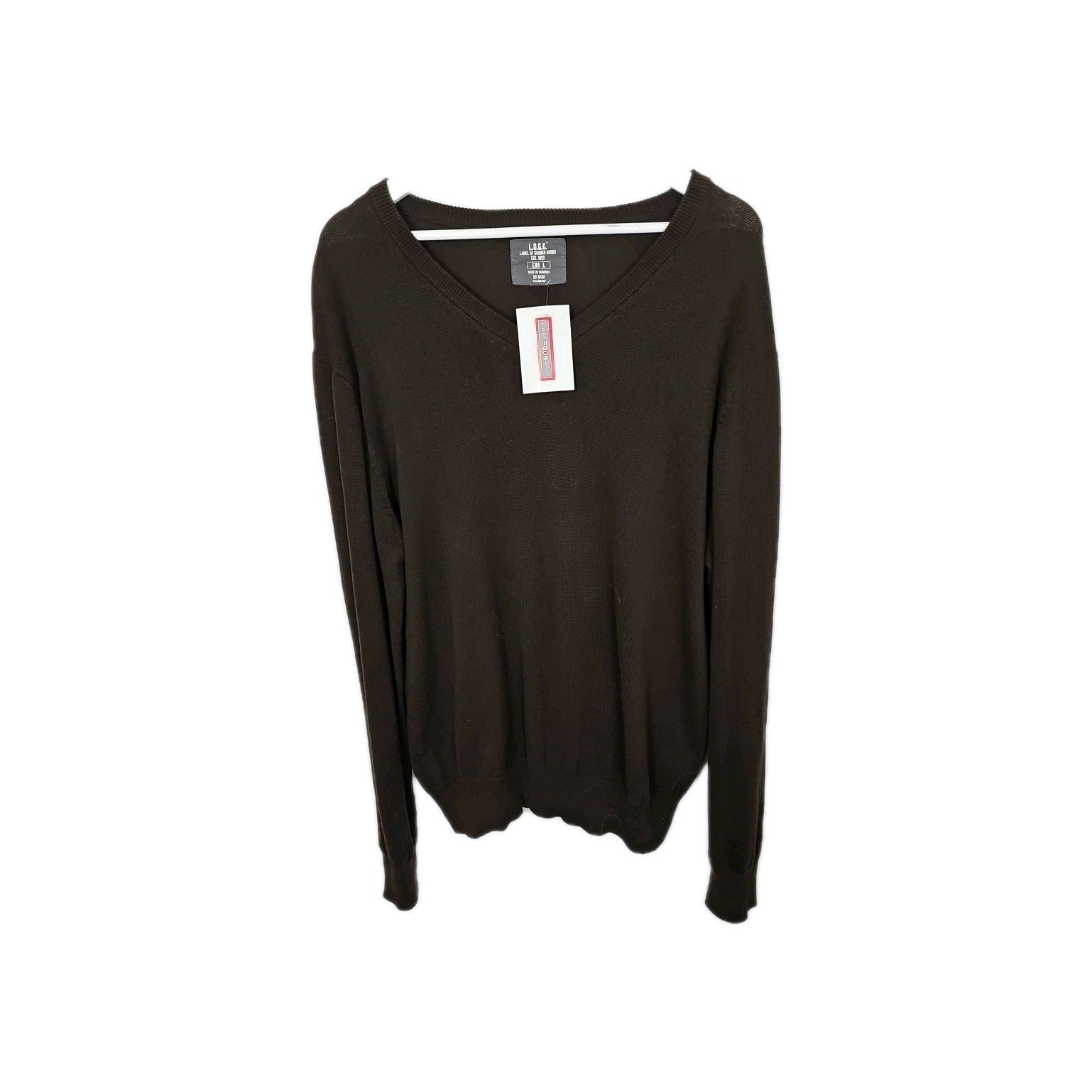 EK9211 Damenstrick Pullover L.O.G.G. Gr.L Braun0