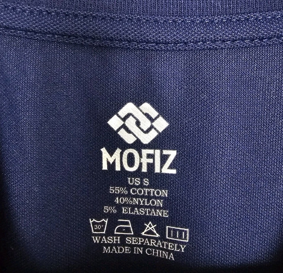 EK9657 Damen T-Shirt vok Mofiz, blau, Gr.S2