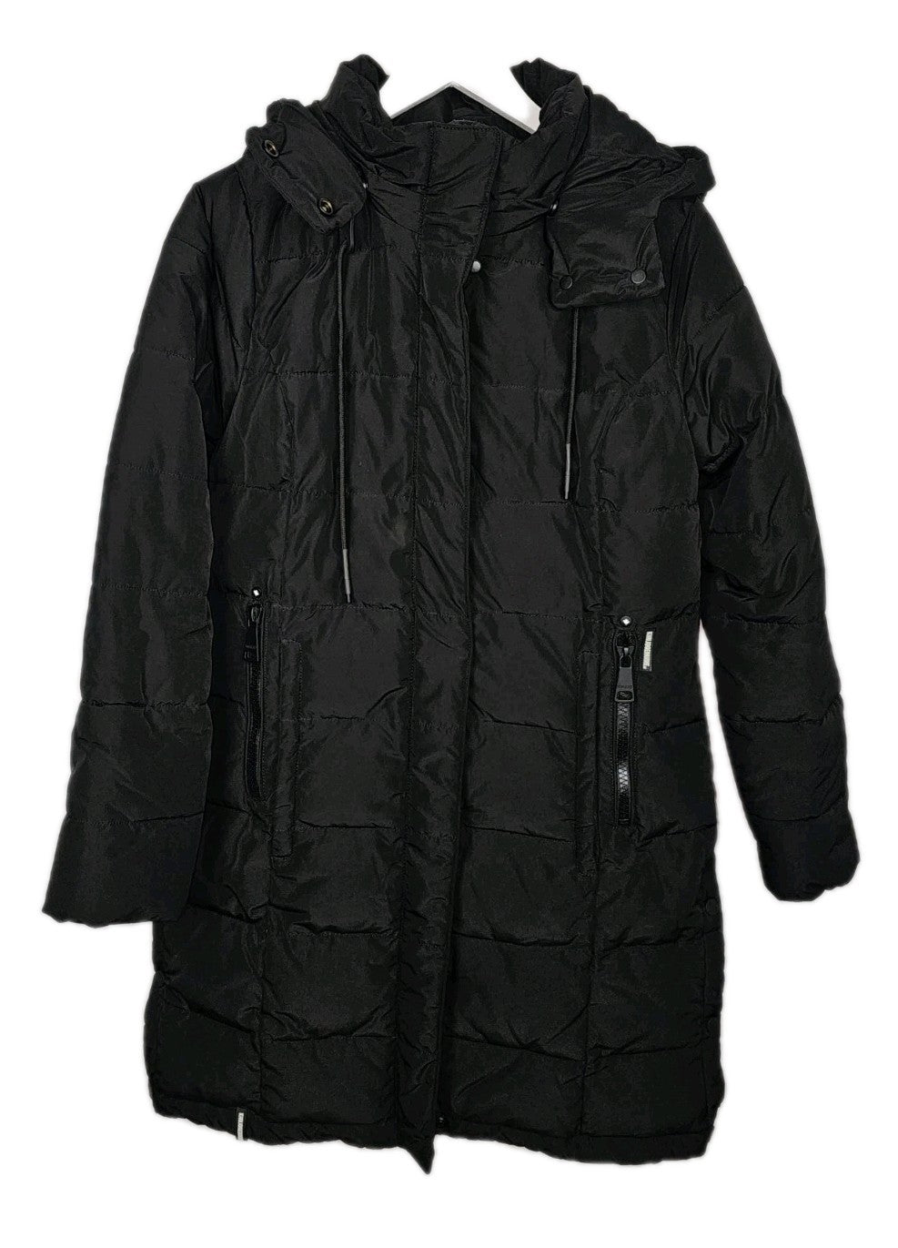 EK9394 Damen Winterjacke von KHUJOGENUINE, Schwarz, Gr. M0