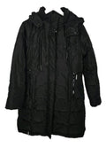 EK9394 Damen Winterjacke von KHUJOGENUINE, Schwarz, Gr. M0