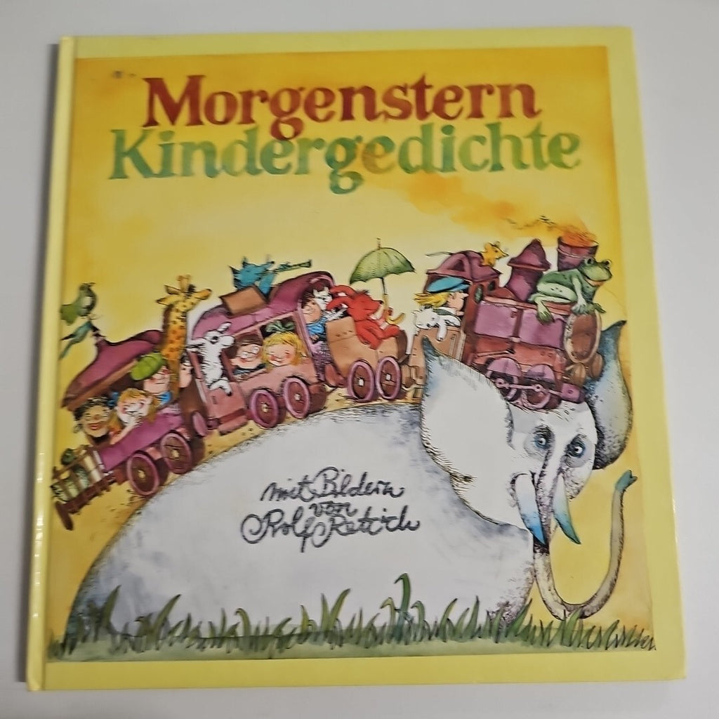 EB1563 Morgenstern Kindergedichte Rolf Rettich 1988 Bilderbuch Reime Kinderbuch 0