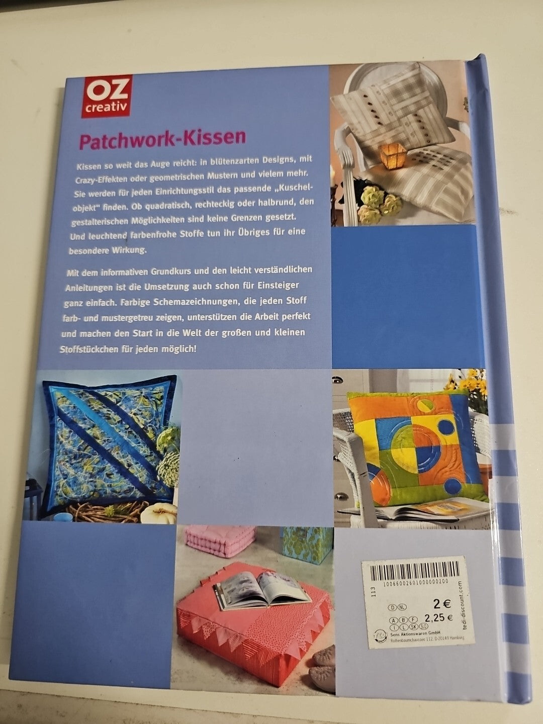 EB989 Patchwork leicht gemacht - Kissen # Regina Bühler1