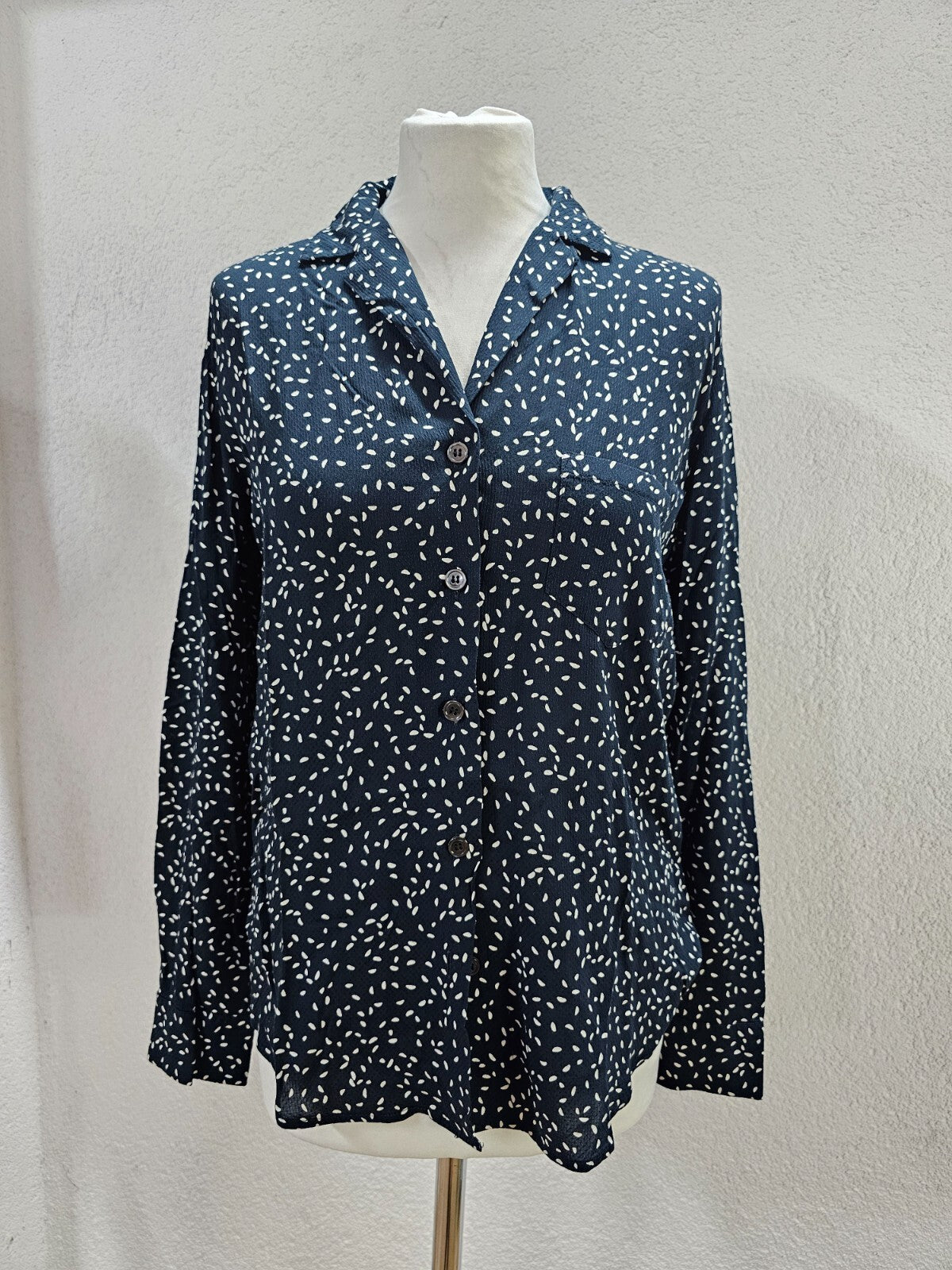 EK3802 Damen Bluse von seidenstricker, Dunkelblau, Gr.: 380