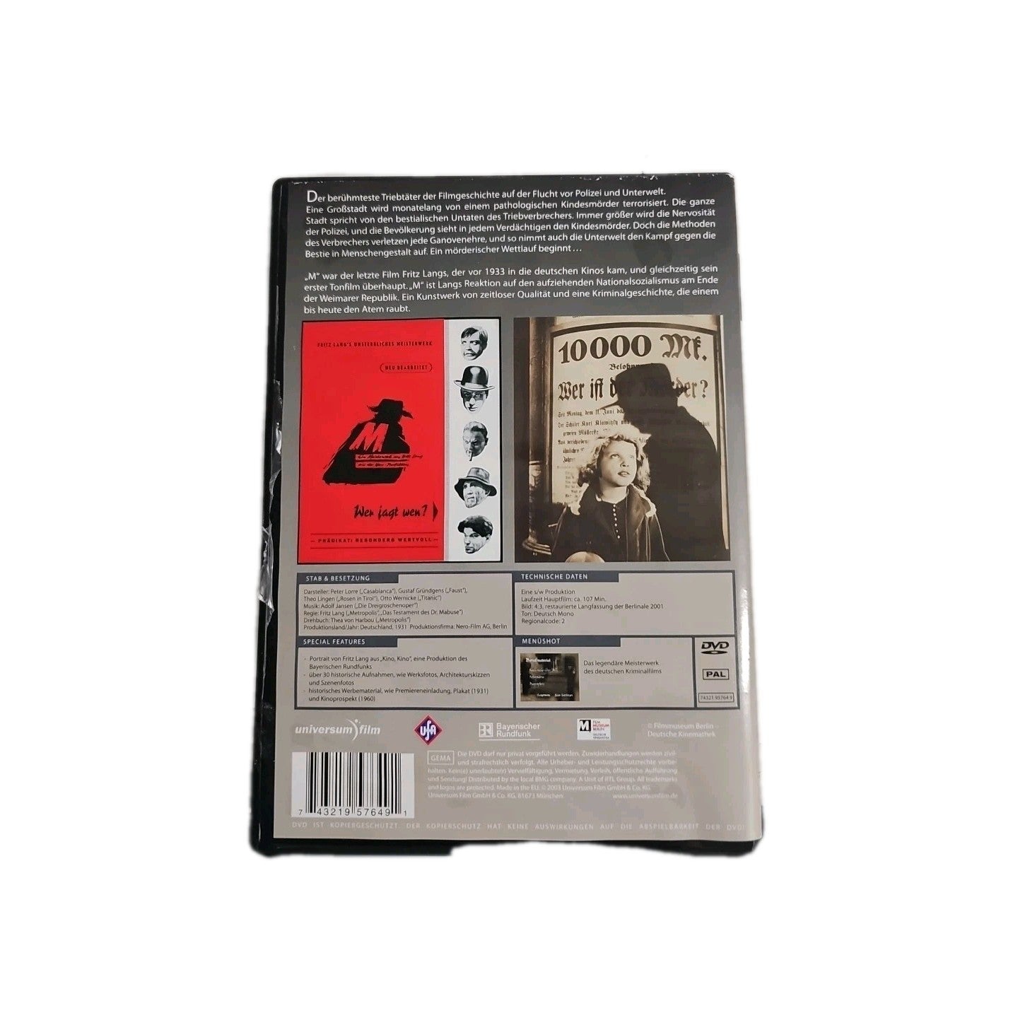 EB3701 UFA-Filmklassiker 2 Stück = 1 Preis 1
