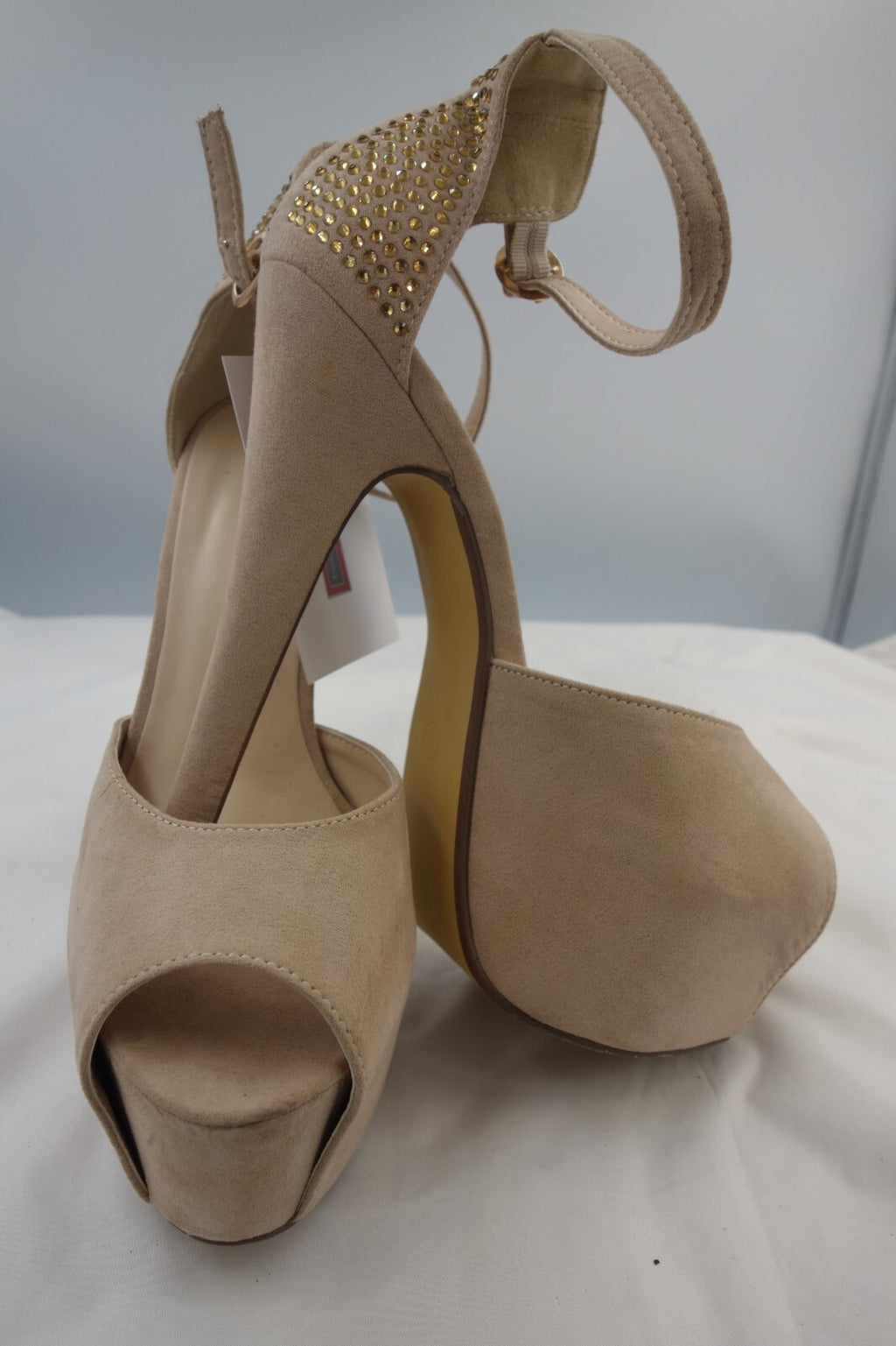 ES0158 Damen Pumps von Tulipano, beige, Gr. 370