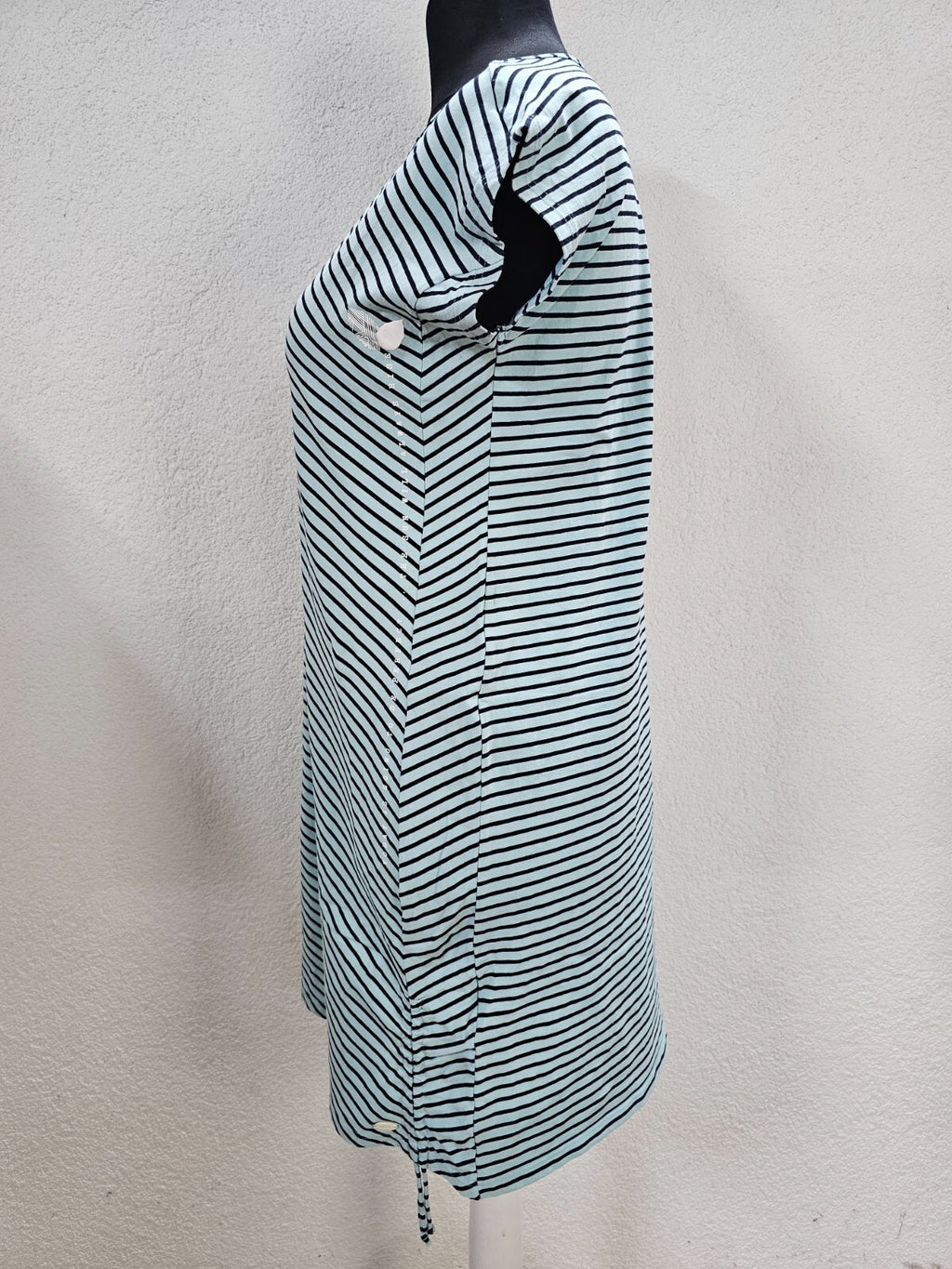 EK6306 Damen Kleid von S´questo, blau, schwarz gestreift, Gr. 424