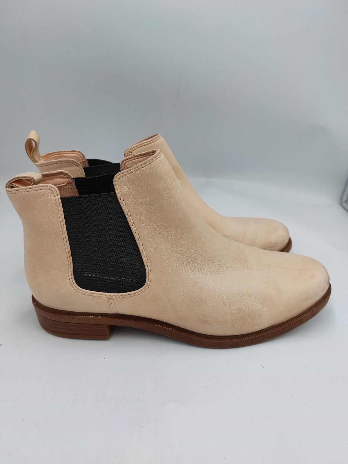 ES0660 Damen Stiefeletten von Clarks, beige, Gr. 374