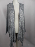 EK2243 Damen Strickjacke von Abercrombie&Fitch, grau/weiß, Gr. XS/S0