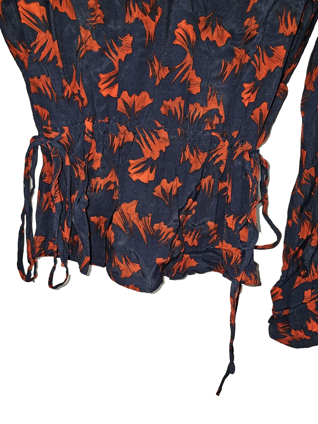 EK8193 Damen Bluse von Vila, Dunkelblau/Tot, Gr. 362