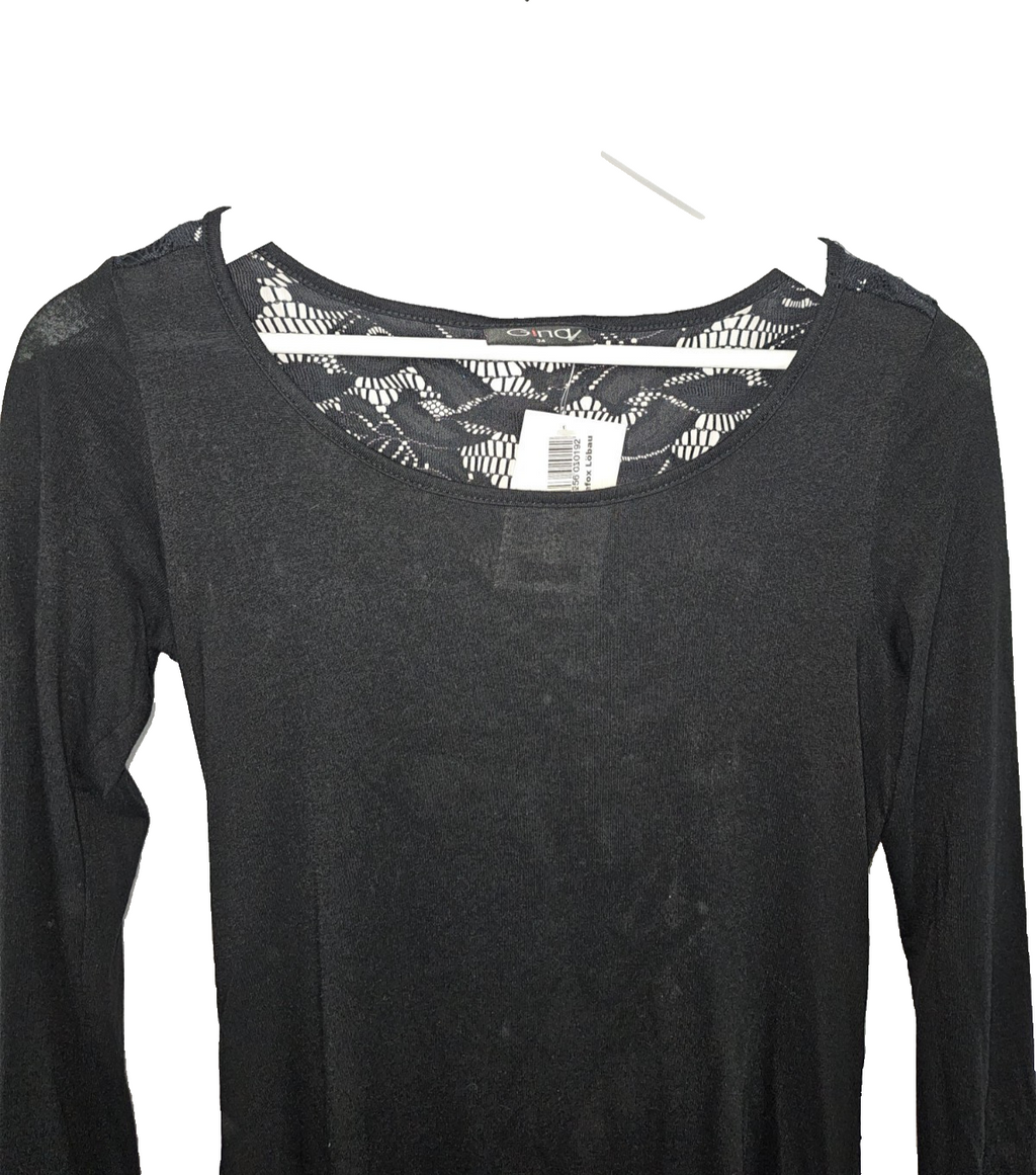 EK7354 Damen Bluse von Gina, Schwarz, Gr.342