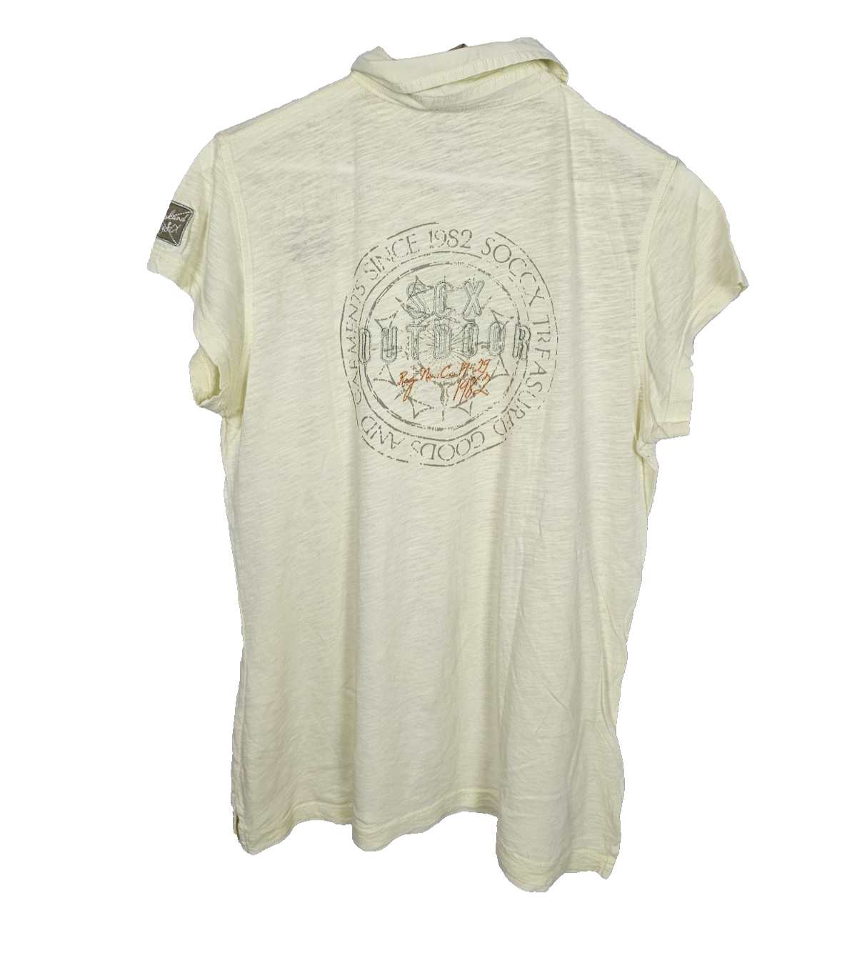 EK8349 Herren T-Shirt von Soccx, Gelb, Gr. Ca M/L3