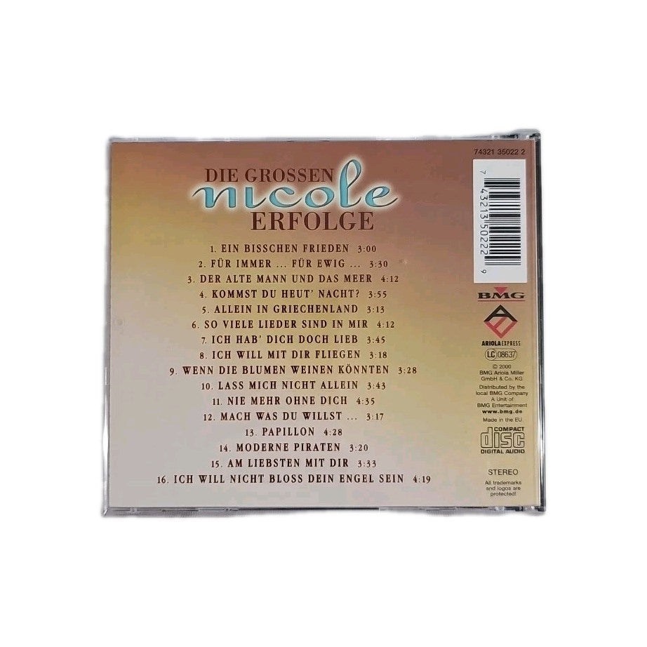 EB4360 Die Großen Nicole Erfolge CD1