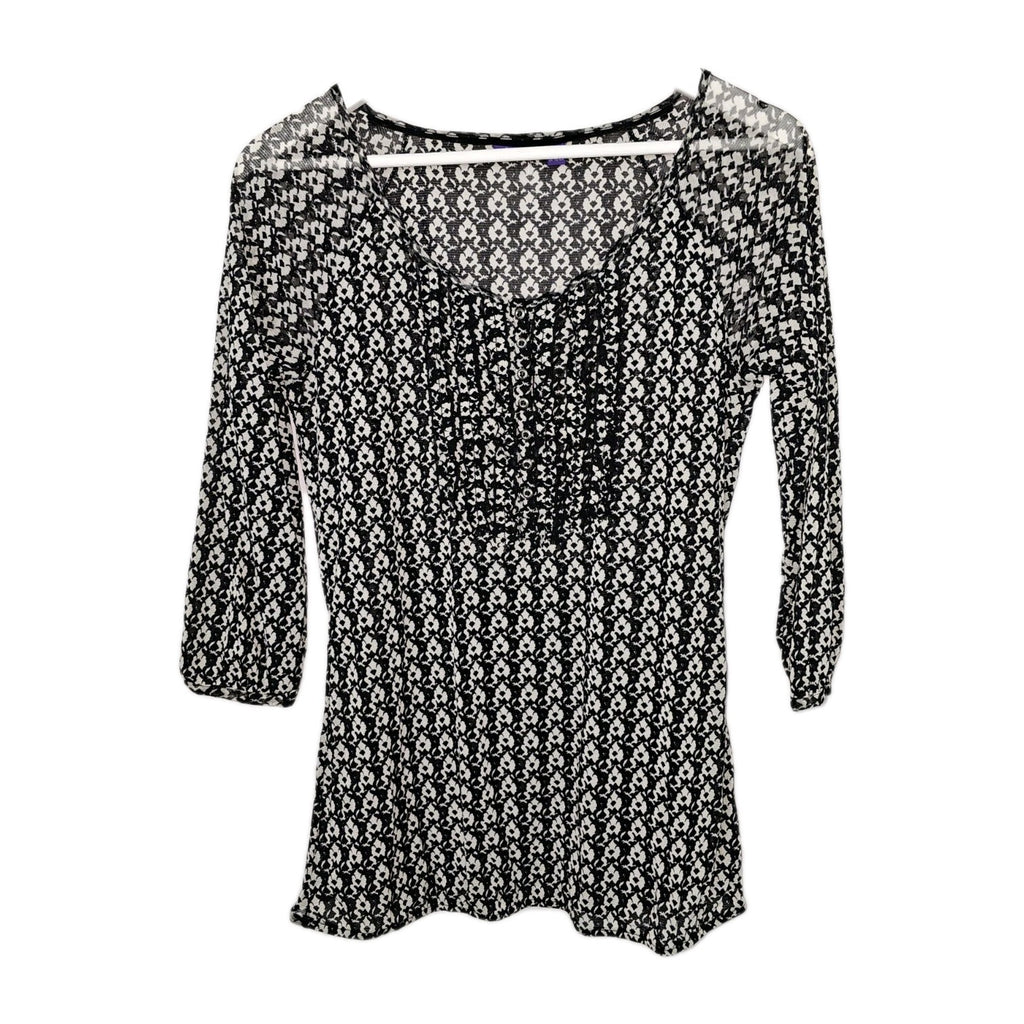 EK8784 Damen Bluse von Mexx, schwarz-weiß, Gr.M0