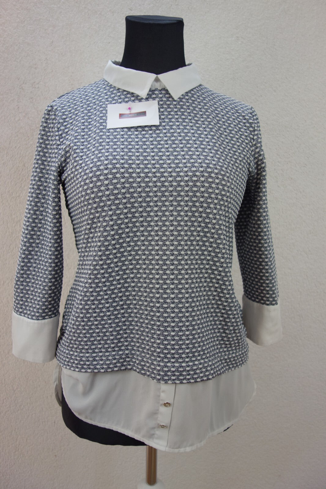 EK1759 Damen Oberteil von Otto, schwarz/weiß, Gr. 440