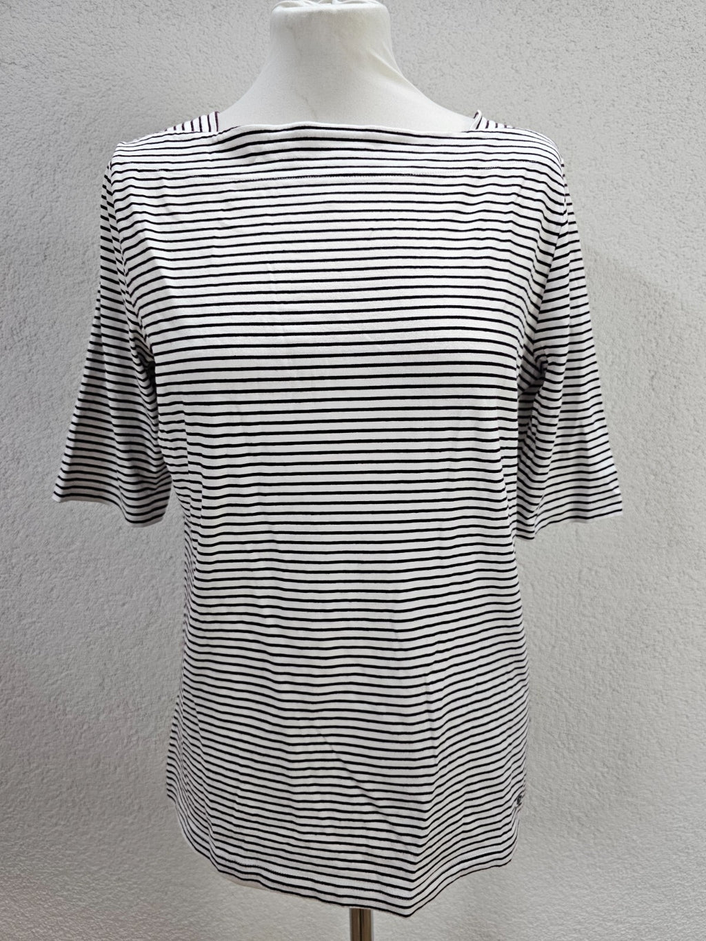 EK5762 Damen Shirt von Essentials, braun/weiß gestreift, Gr. 38/400