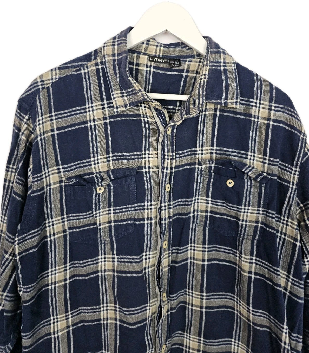 EK9510 Herren Hemd von Livergy, Dunkelblau, Gr. 43/441