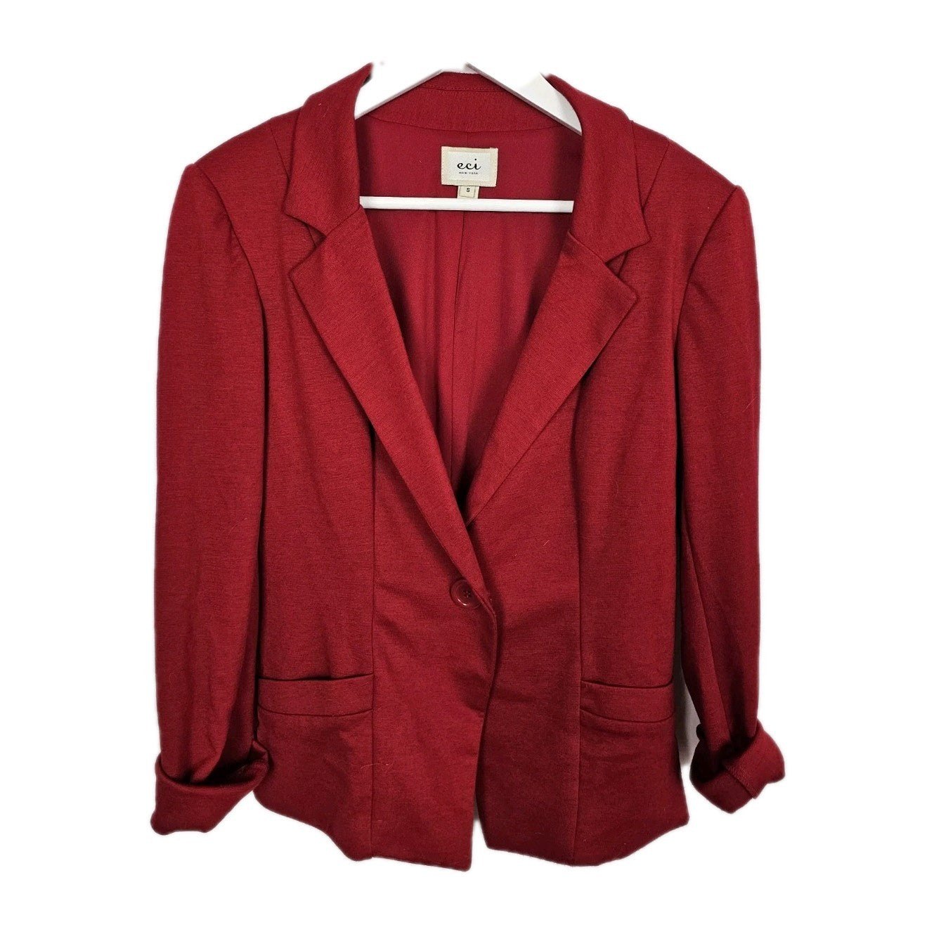 EK8427 Damen Blazer von Eci - New York, rot, Gr.S0