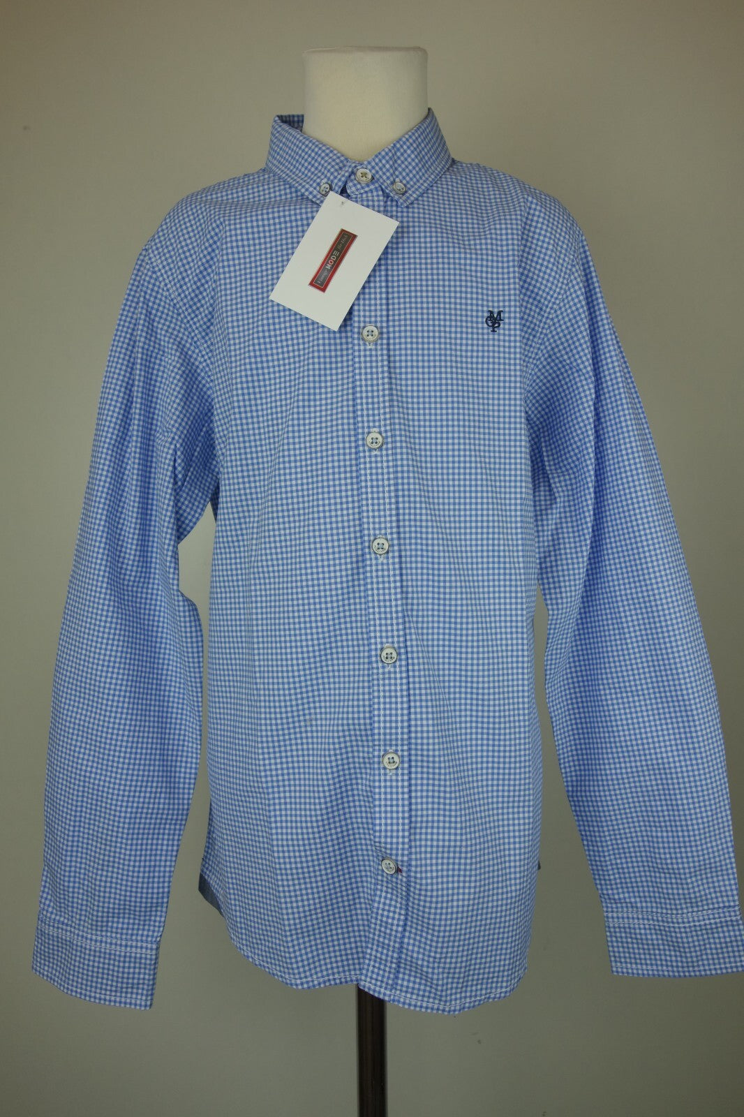 EK1982 Jungen Hemd von Marc O Polo, blau-weiß kariert, Gr. 1520