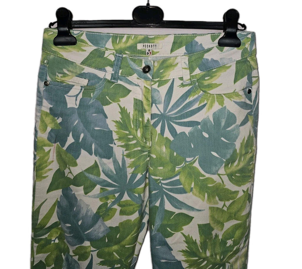 EK8131 Damen Jeans von Peckott, grün, Gr.381