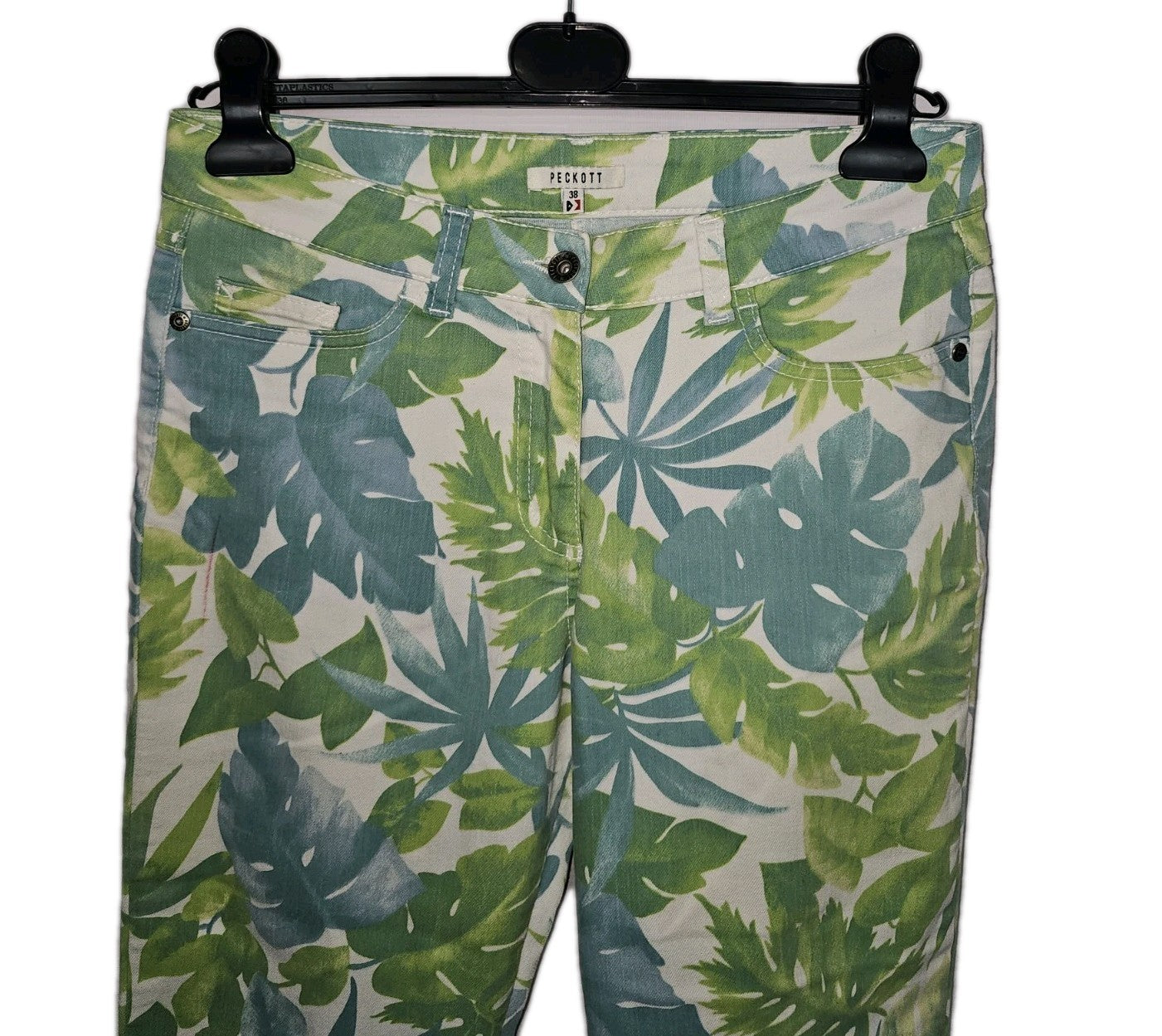 EK8131 Damen Jeans von Peckott, grün, Gr.381