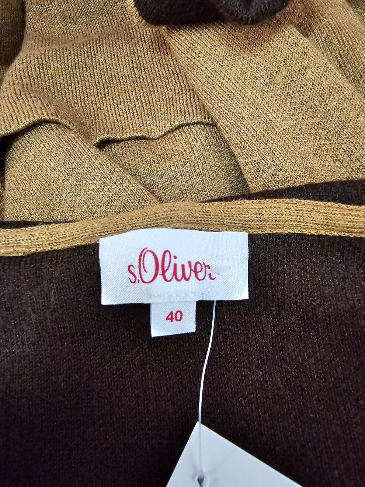 EK5538 Damen Strickjacke von s.Oliver, braun, Gr.404