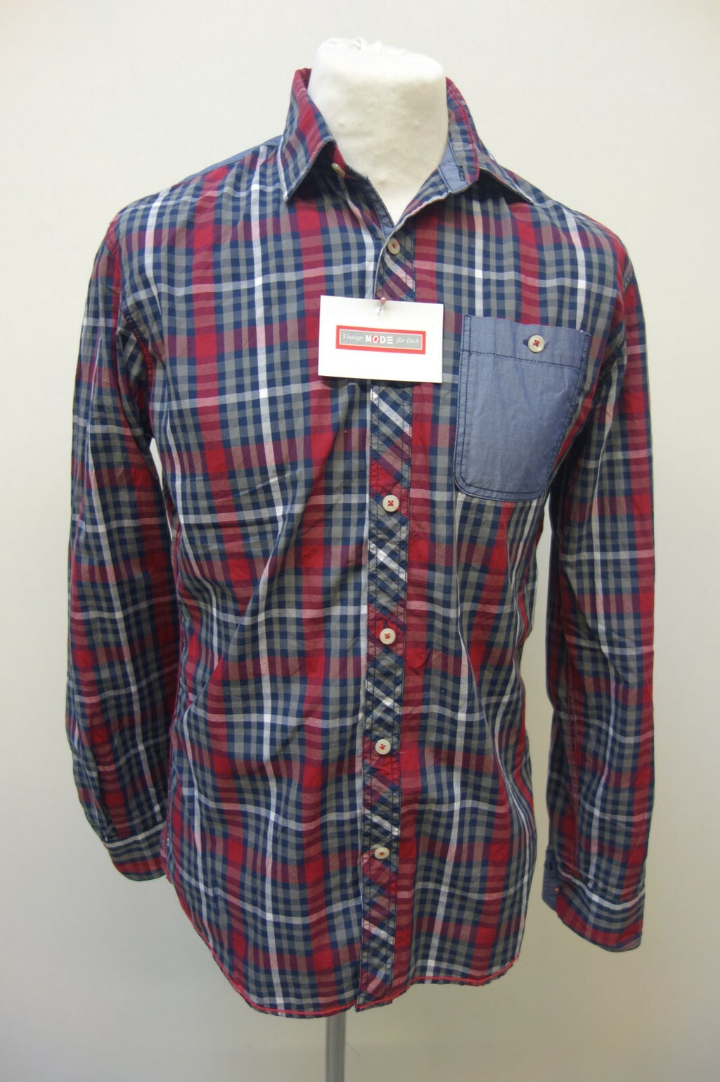 EK1627 Herren Hemd von Reserved, kariert, Gr. M0