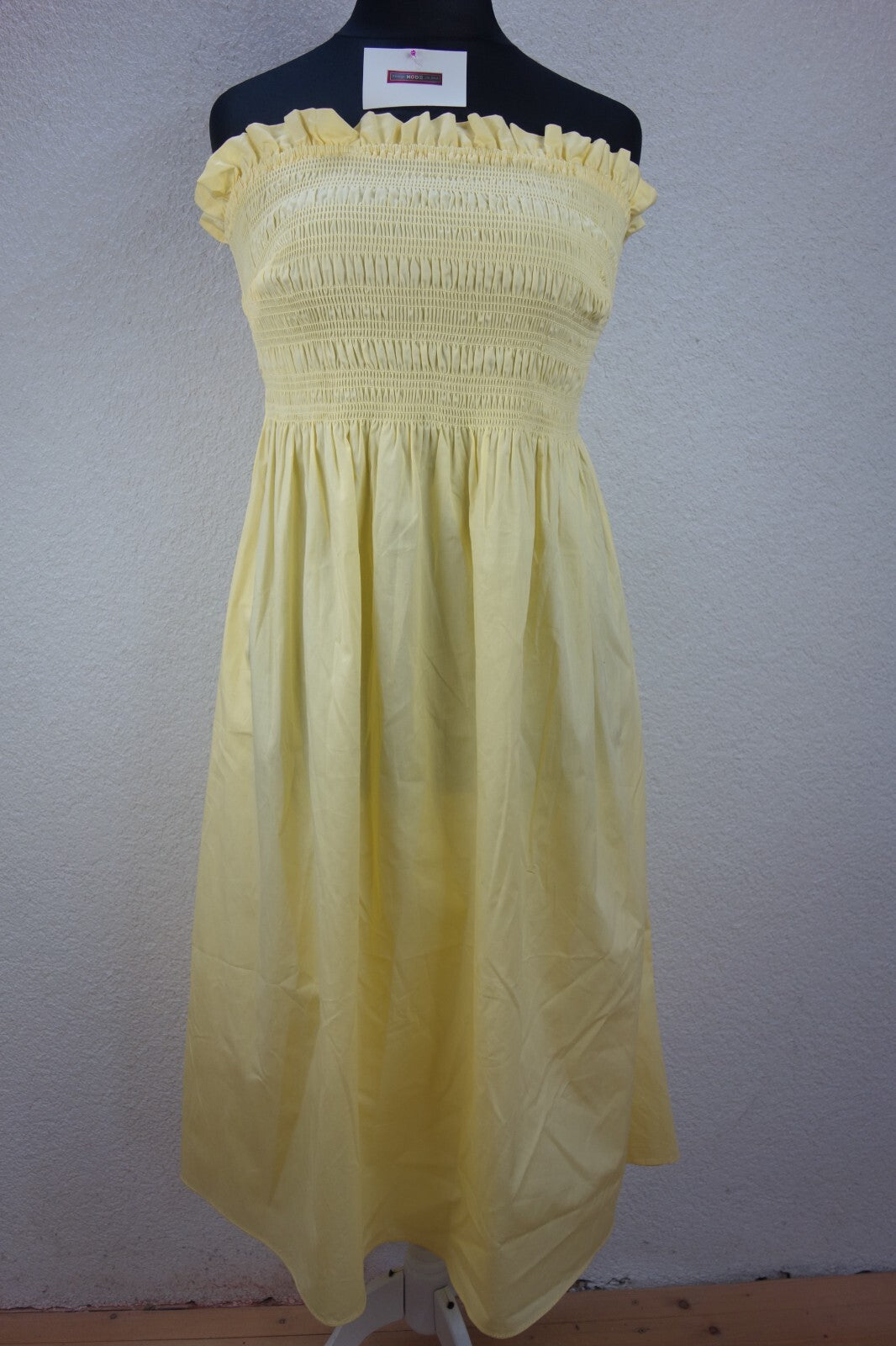EK2364 Damen Kleid von H&M, gelb, Gr. XL0