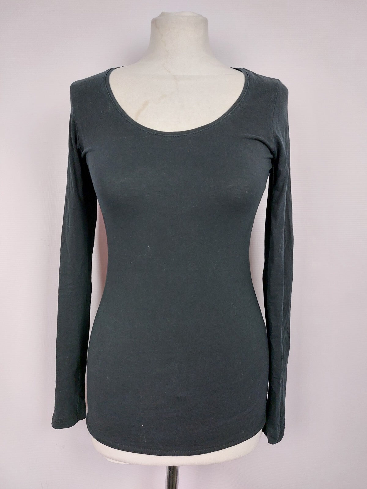 EK3697 Damen Langarmshirt von Street One, schwarz, Gr. 340