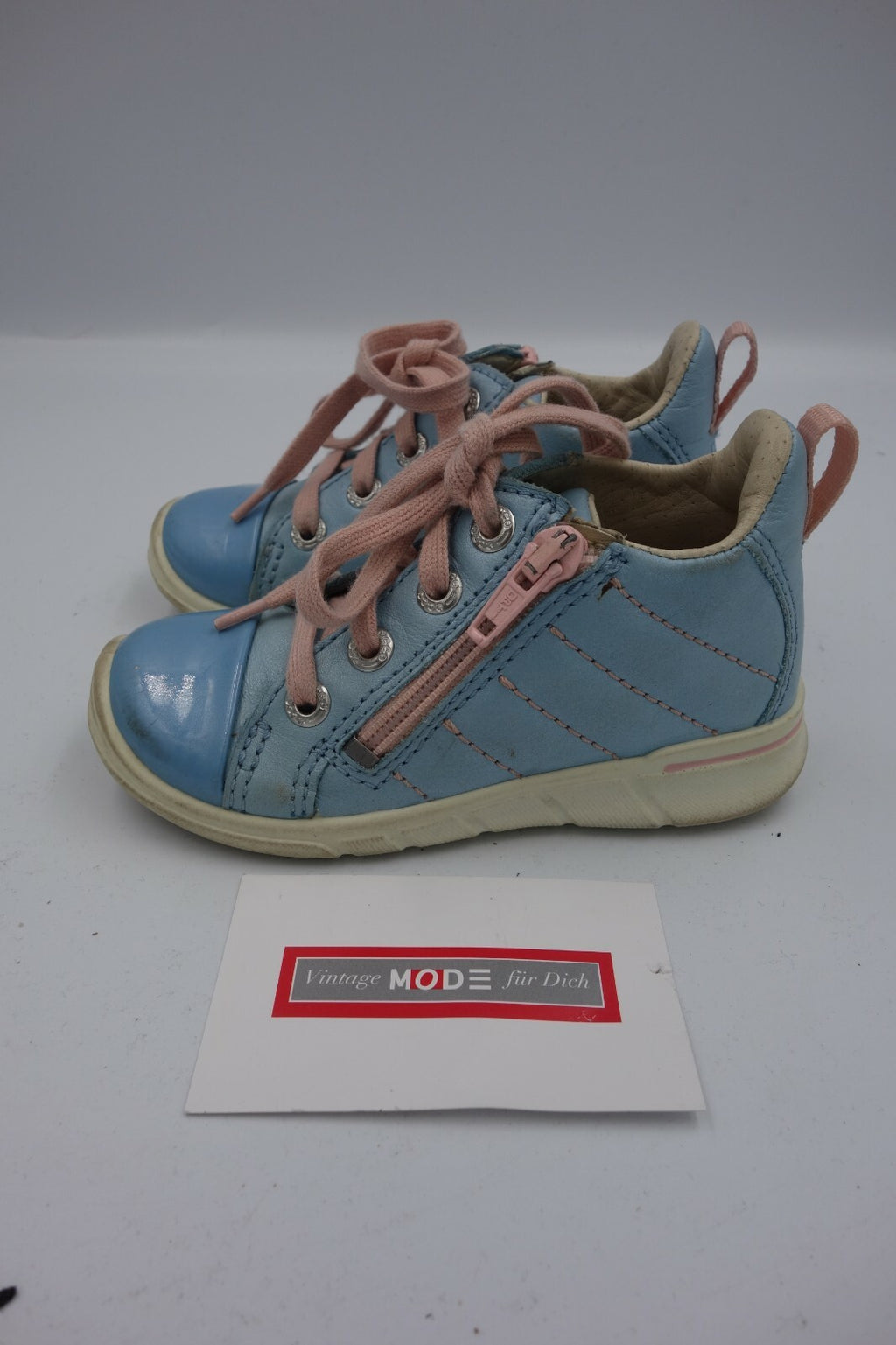 ES0236 Mädchen Sneaker von ecco, blau-rosa, 231