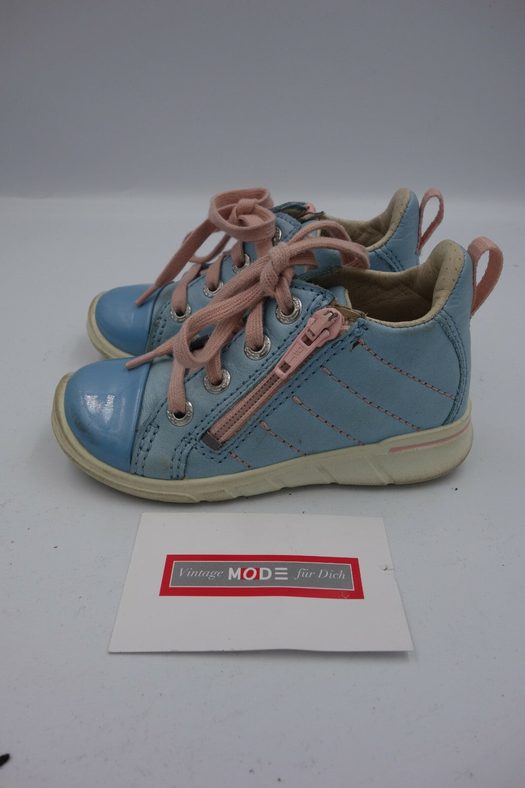 ES0236 Mädchen Sneaker von ecco, blau-rosa, 231