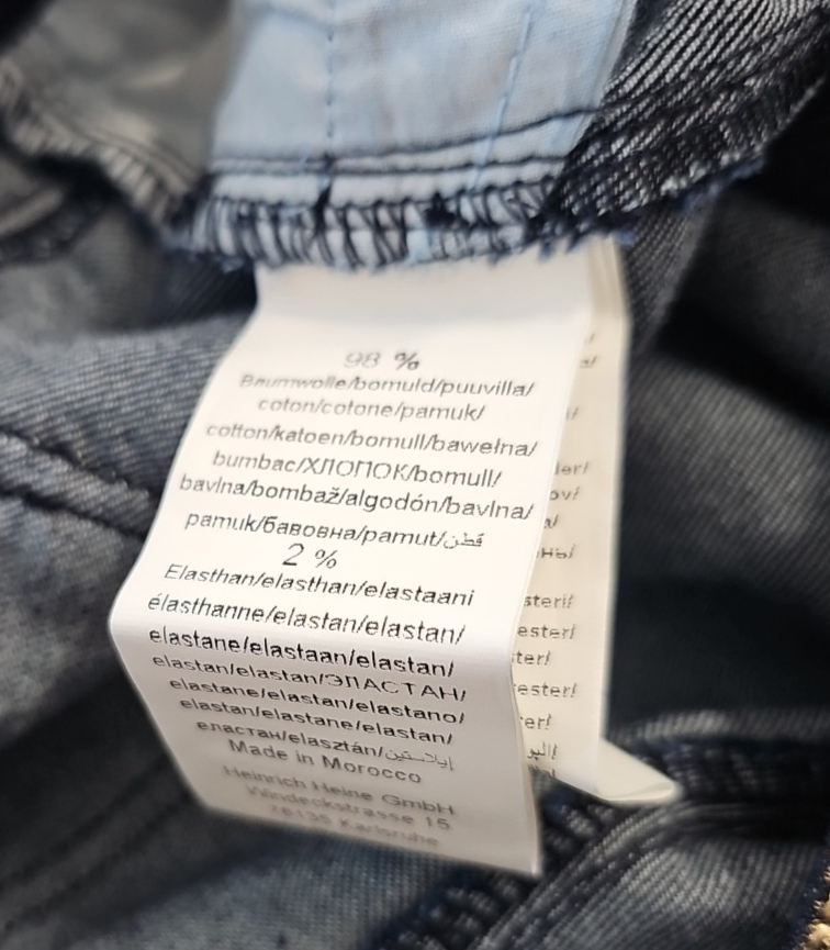 EK7802 Damen Jeans von Rick Cardona, blau-gold, Gr.365