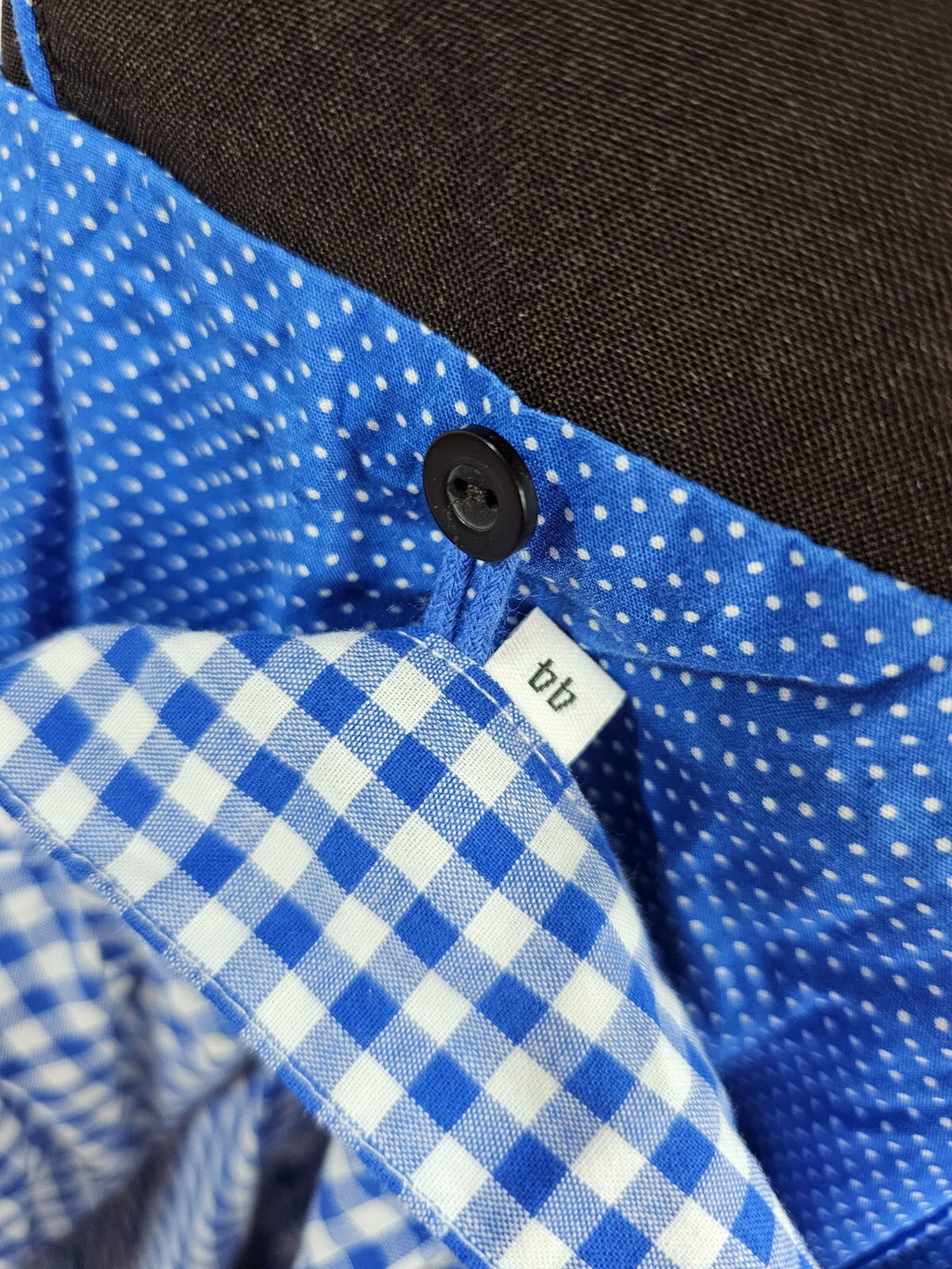 EK5674 Damen Dirndl von NKD, braun/blau/weiß, Gr. 449