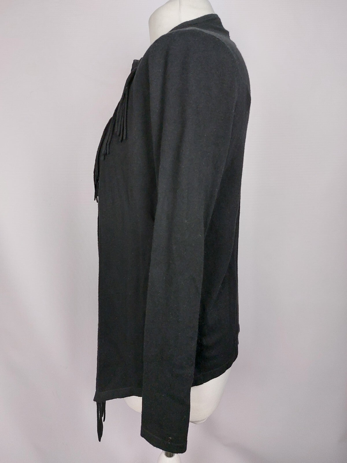 EK4879 Damen Strickjacke von comma, schwarz, Gr. 345
