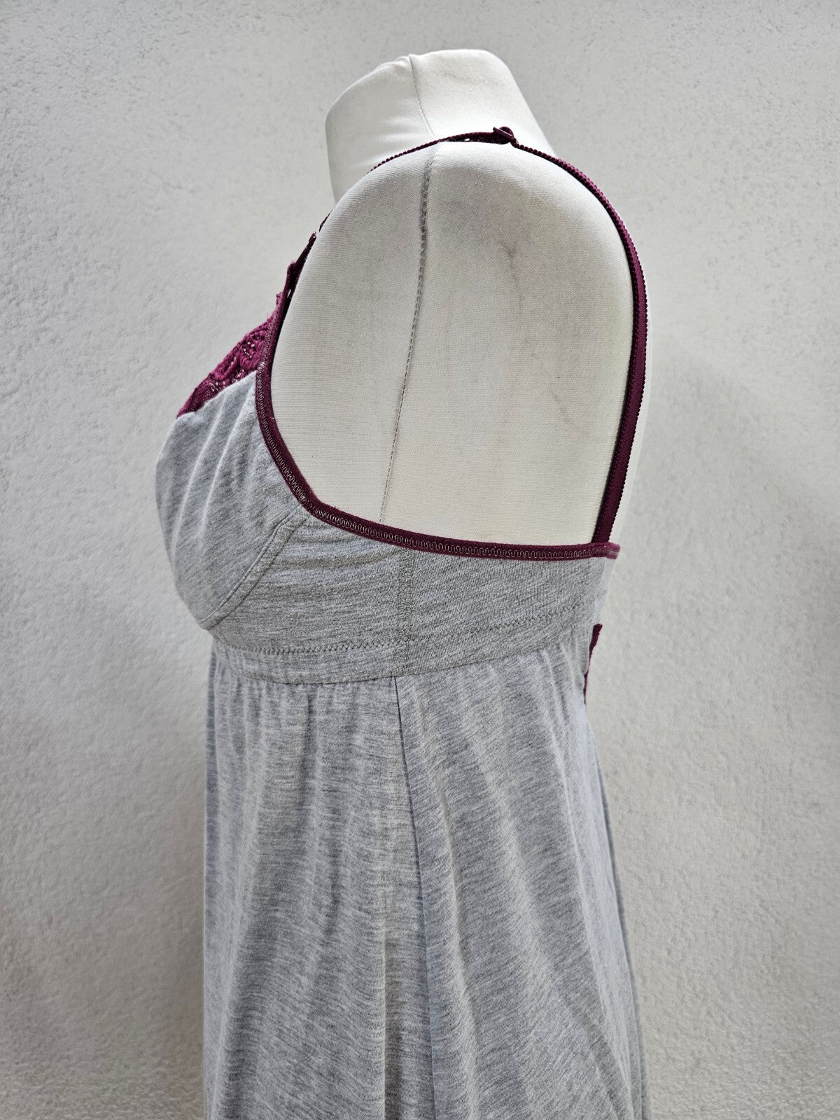 EK4483 Damen Nachtkleid von New Form, grau, Gr.80C3