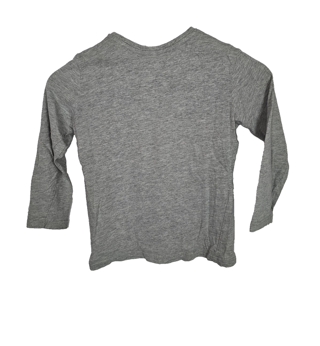EK7358 Jungen Sweatshirt von bonprix, Grau, Gr.116/1222