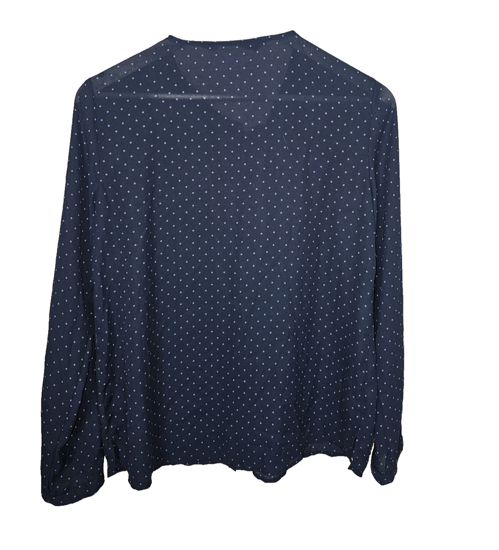 EK8629 Damwn Bluse von Zara, Dunkelblau, Gr. M3