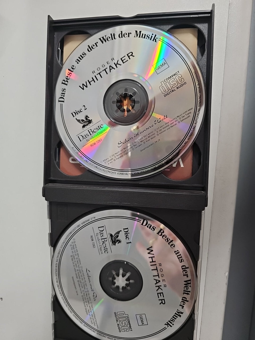 EC2 ROGER WHITTAKER - Zeit für Gefühle - Reader's Digest  4 CD BOX2