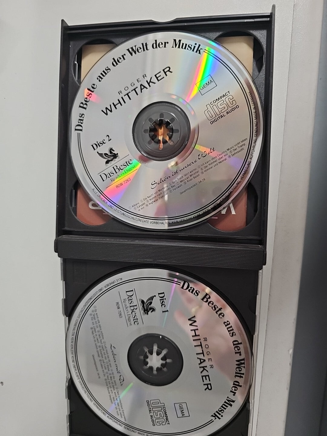 EC2 ROGER WHITTAKER - Zeit für Gefühle - Reader's Digest  4 CD BOX2