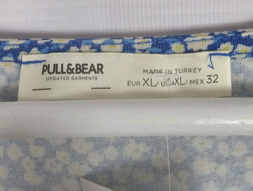 EK10099 Damen Kleid Pull&bear Gr.XL Blau1