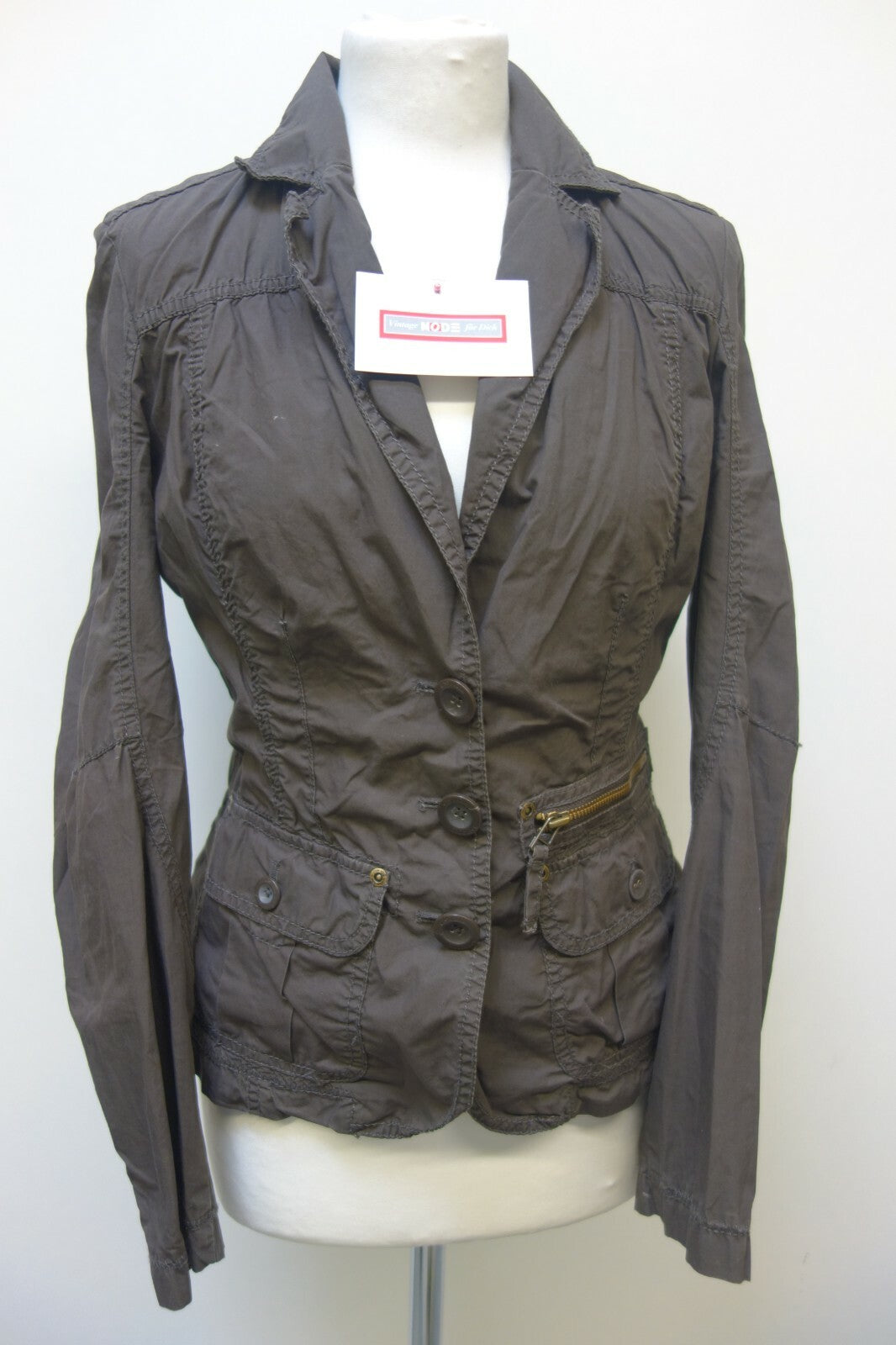EK1636 Damen dünne Jacke von s.Oliver, braun, Gr. 380