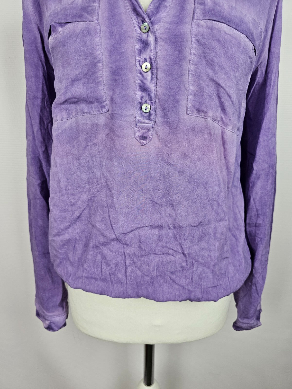 EK5375 Damen Bluse von s.Oliver, lila, Gr. S2