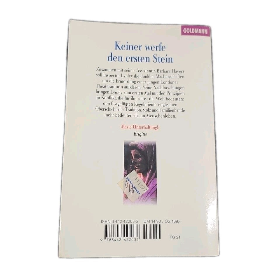 EB4442 Keiner werfe den ersten Stein, Roman von Elizabeth George 1