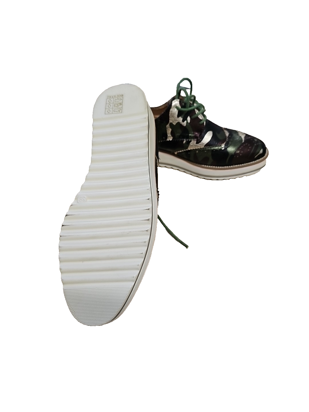 ES733 Damen Halbschuhe 39 ,Tanrfarben,Olivegold4