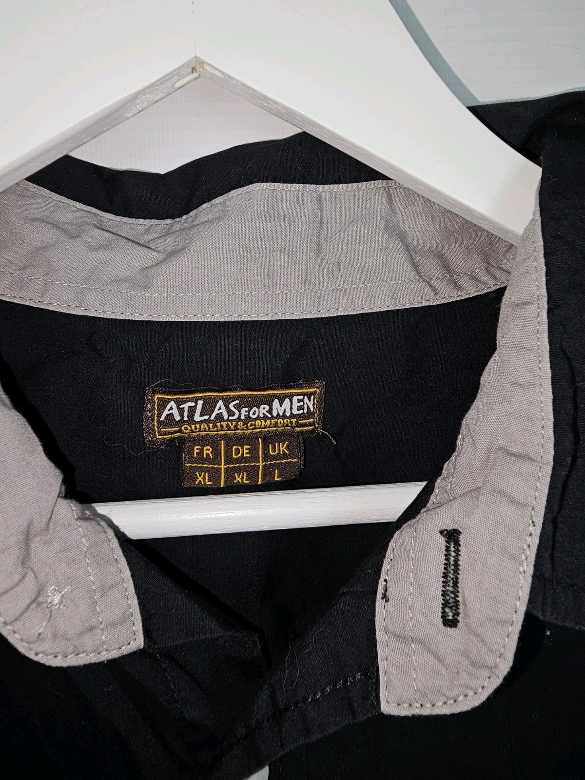 EK7674 Herren Hemd von Atlas for Men, Schwarz, Gr. XL5