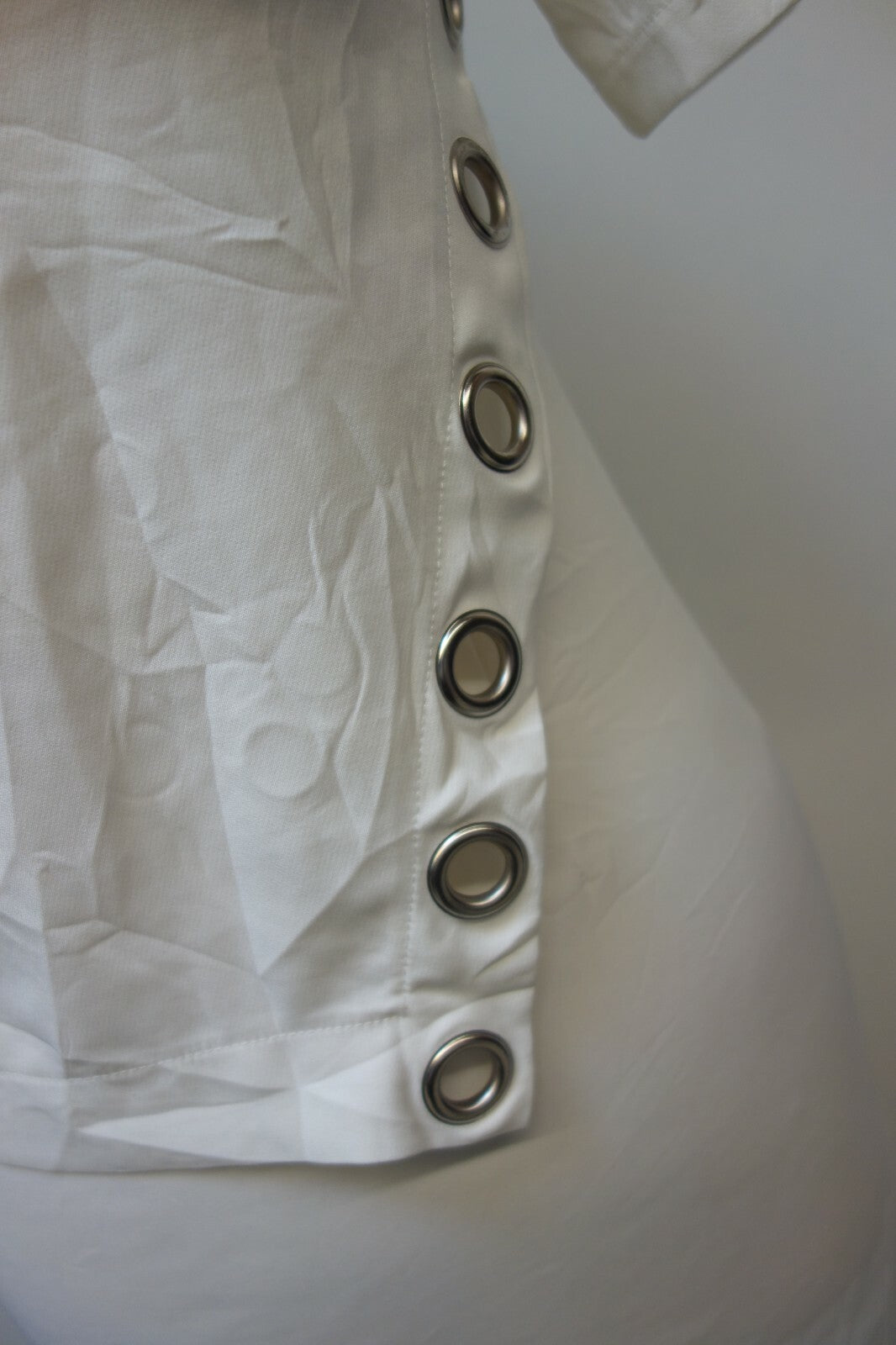 EK1143 Damen Kleid von Lee Monsan, weiß, Gr. 25