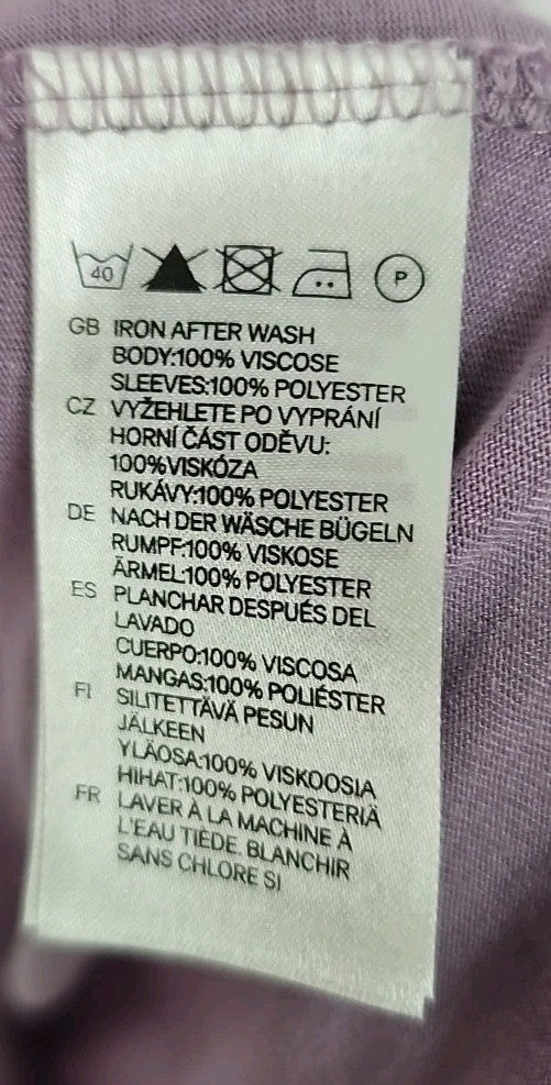 EK9813 Damen T-Shirt H&M Gr.M Lila2